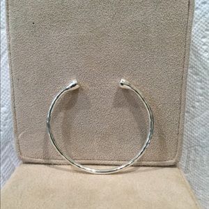 Sterling silver cuff